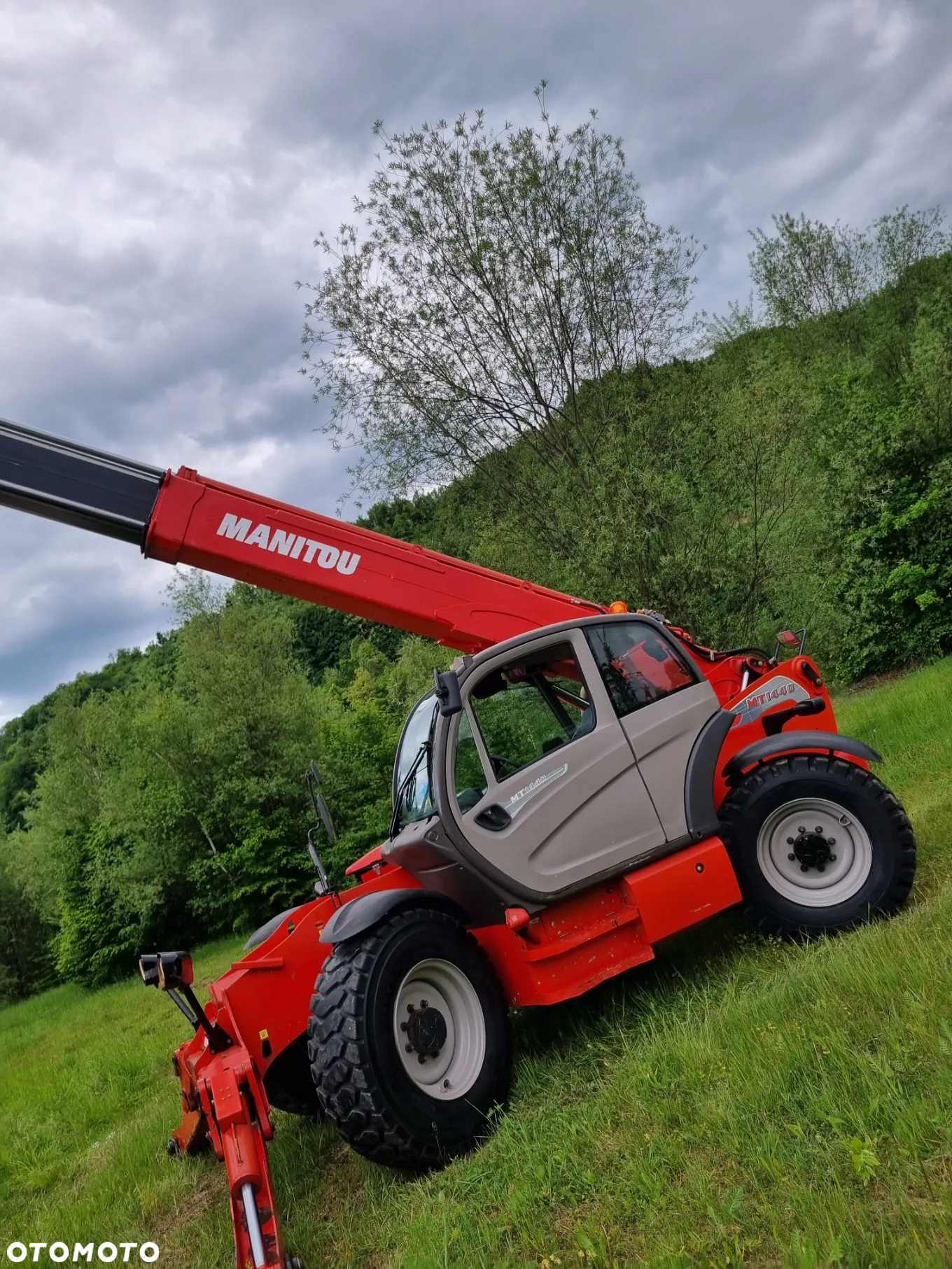 Manitou Ładowarka teleskopowa MT1440 JakNowa 2015r z Norwegii niski przebieg 3100 mtg Oryginał 14 metrów PERKINS SILNIK - 2