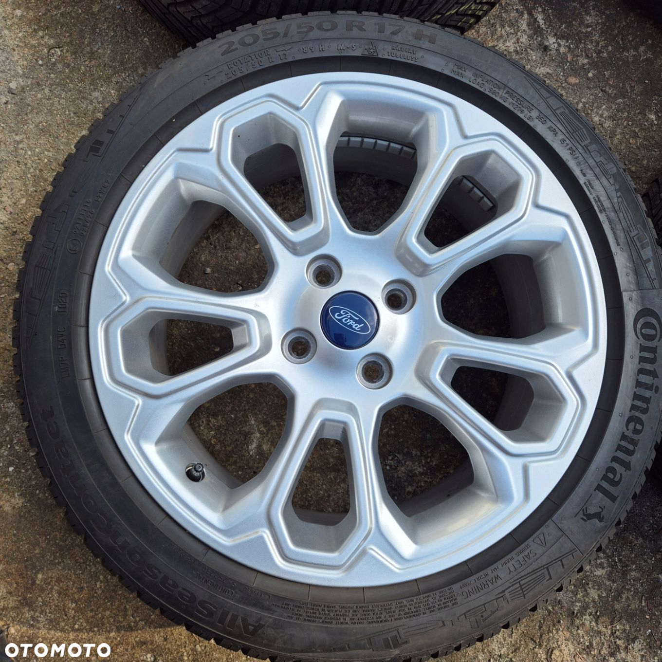 CAŁOROCZNE KOŁA 17 ORYGINAŁ FORD ECOSPORT ST 205/50 R17 4x108 CZUJNIKI - 3