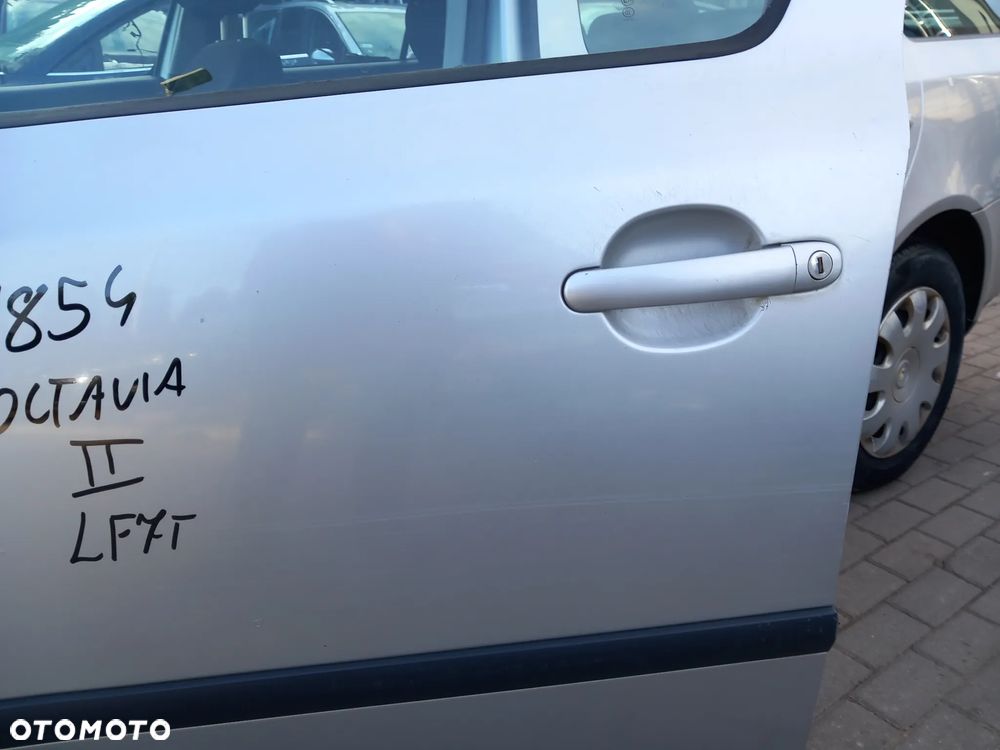 SKODA OCTAVIA II DRZWI LEWE TYLNE LEWY TYŁ KOMBI KOLOR: LF7T - 3