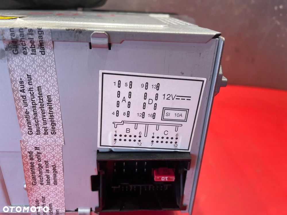 VOLKSWAGEN PASSAT B6 TOURAN GOLF V RADIO RADIOODTWARZACZ  1K0035186AD - 4