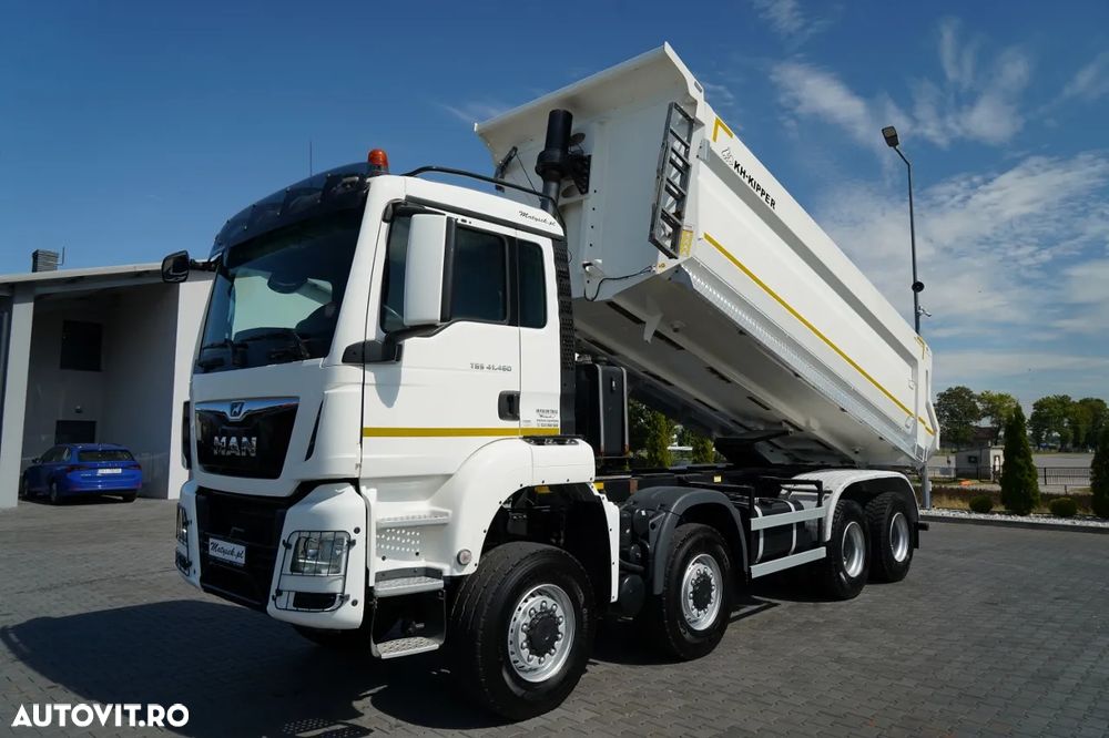 MAN TGS 41.460 / 8x8 / BASCULANTE SPATE / MANUAL / KH-KIPPER / EURO 6 / 2019 / CONTRACTUL DE SERVICE - 5