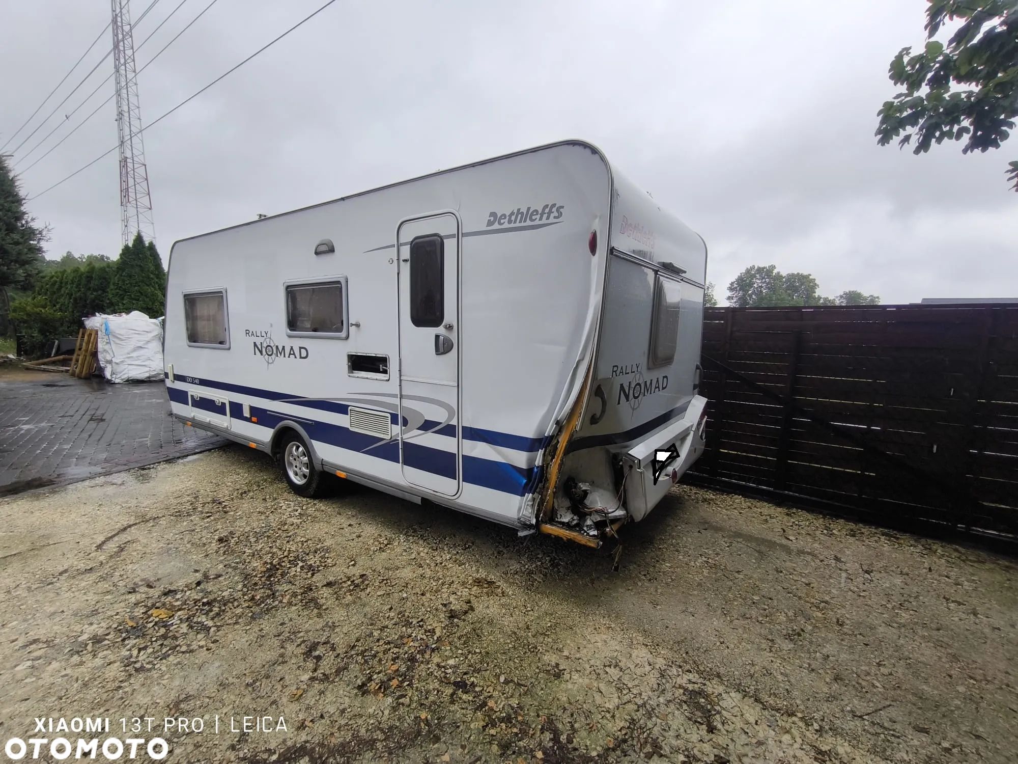 Dethleffs EN3 Rally Nomad DD 540 2008r uszkodzona - 1