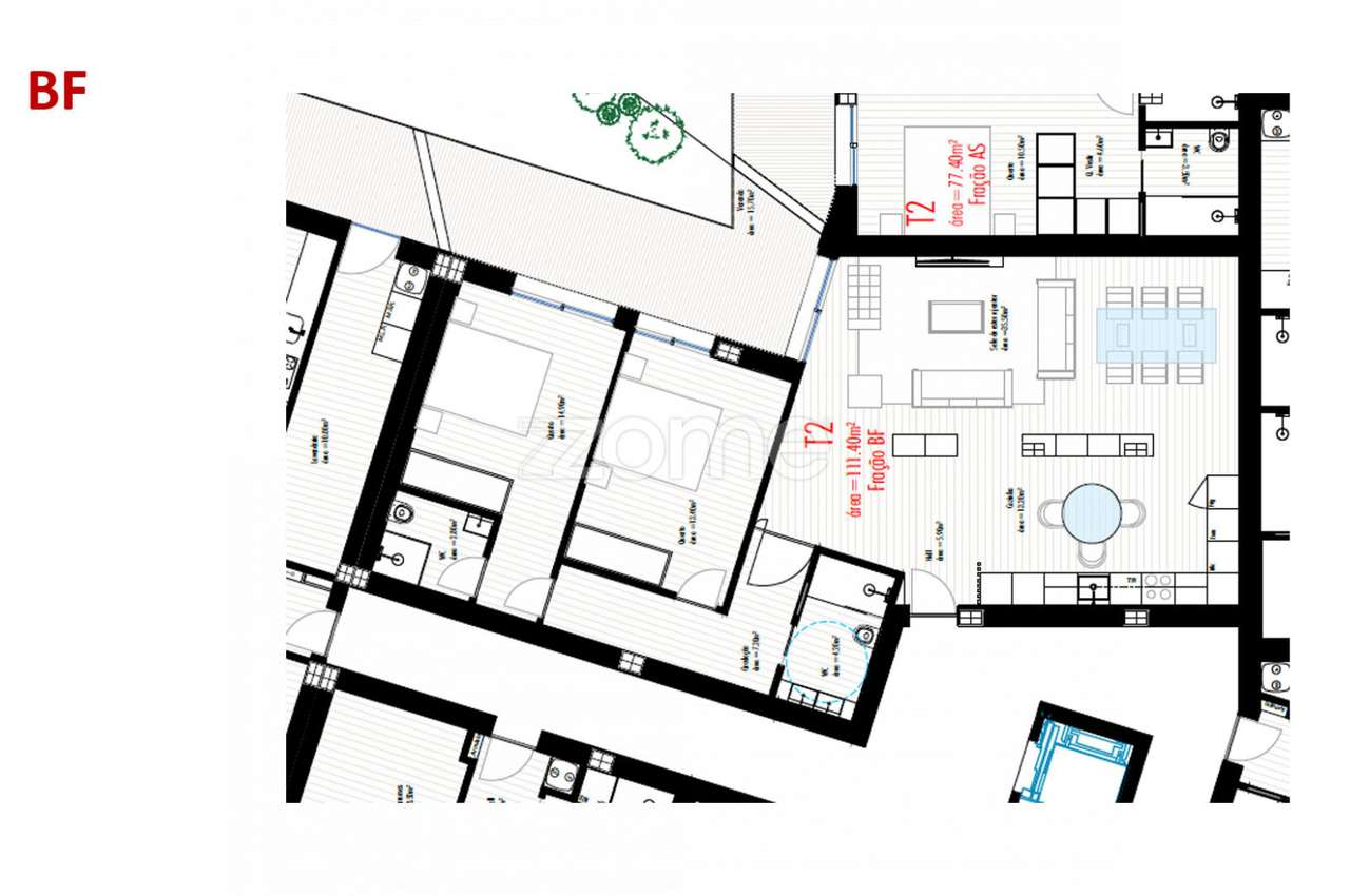 Apartamento T2 c/ Varanda, Freamunde, Paços de Ferreira (Fração BF) - Grande imagem: 3/17