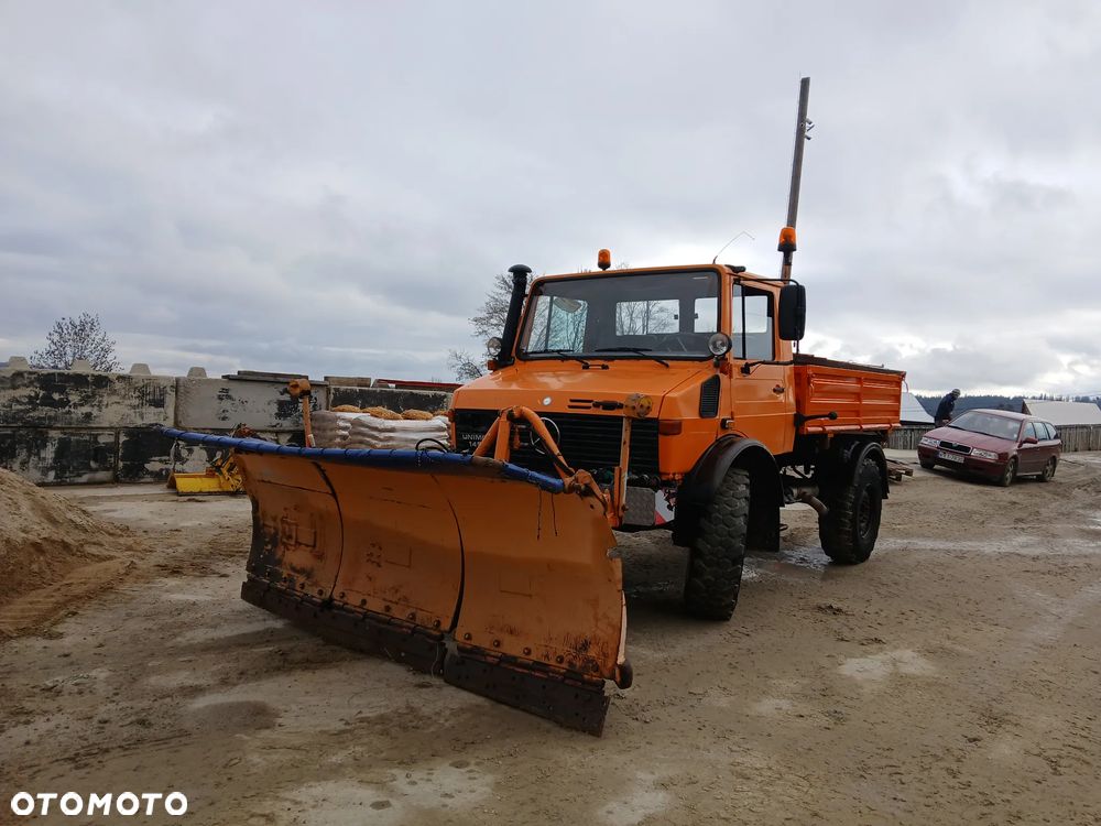 Mercedes-Benz Unimog 1450 4x4 Czołownica Ciagnik rolniczy - 15