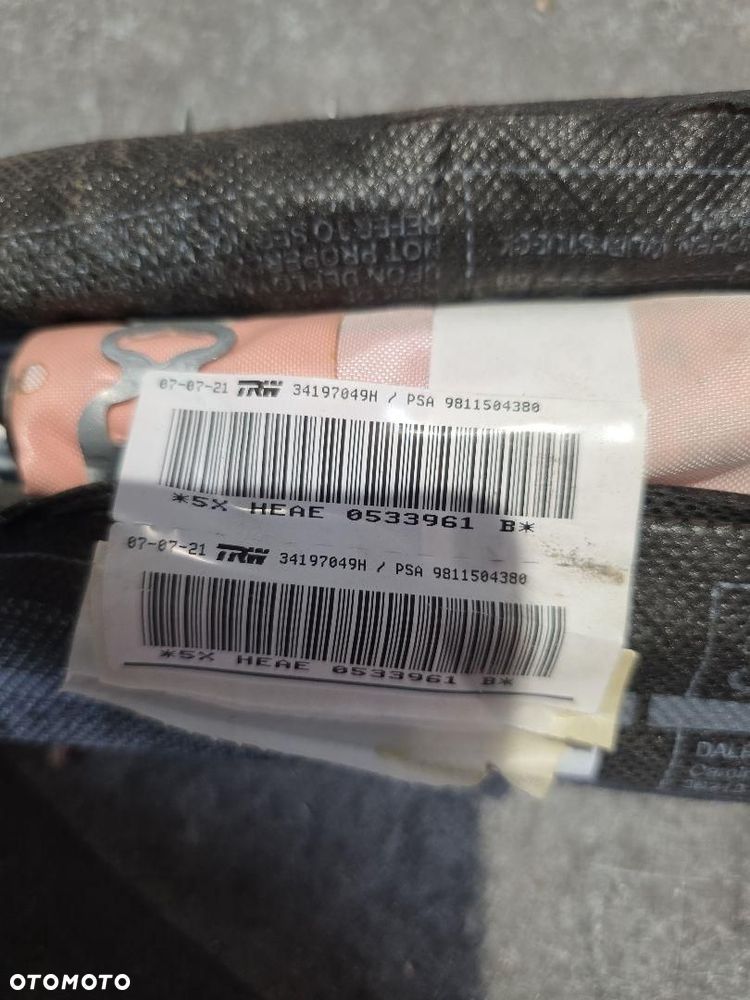 PEUGEOT 3008 II LIFT KURTYNA AIRBAG PRAWA 9811504380 - 2