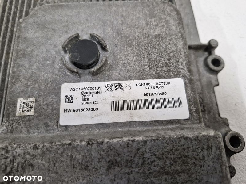 PEUGEOT 308 II 2 T9 GRANDLAND X 1.2 THP MODUŁ STEROWNIK ECU SILNIKA 9829728480 - 2