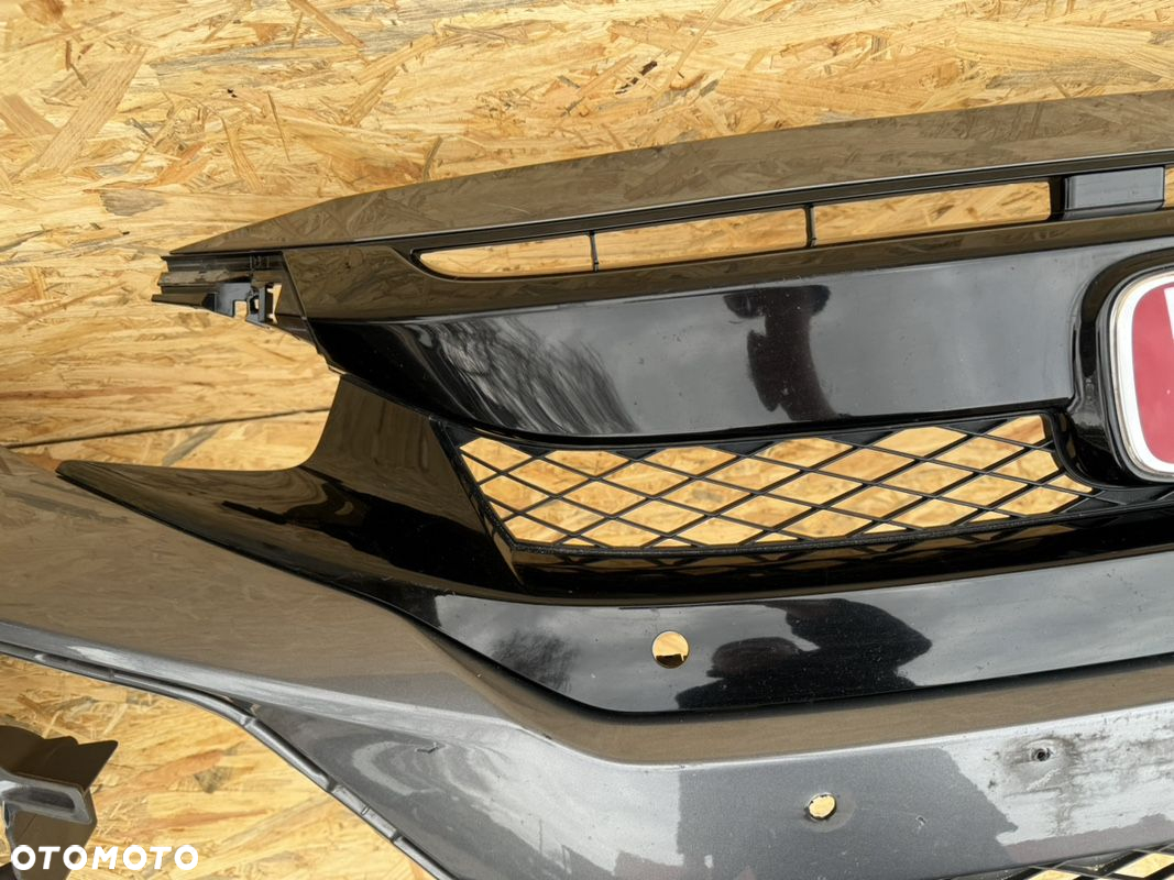 ZDERZAK PRZÓD PRZEDNI HONDA CIVIC X R-TYPE GRILL SPOILER KRATKA 71100-TGH-ZZ00 ORYGINAŁ - 5