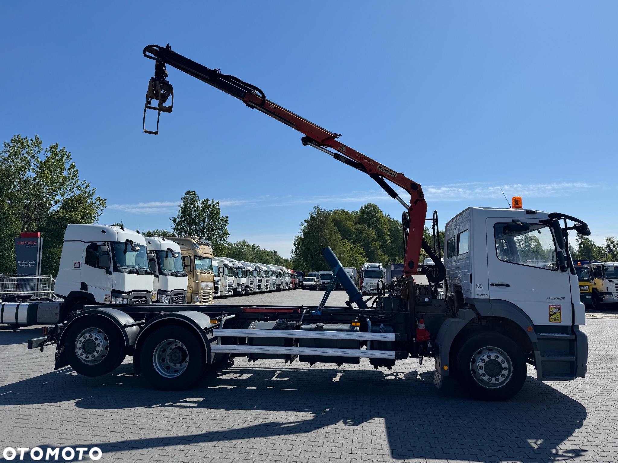 Mercedes-Benz AXOR 2533 6x2 podnoszona/skrętna Dżwig Palfinger Hwytak Rotator - 5