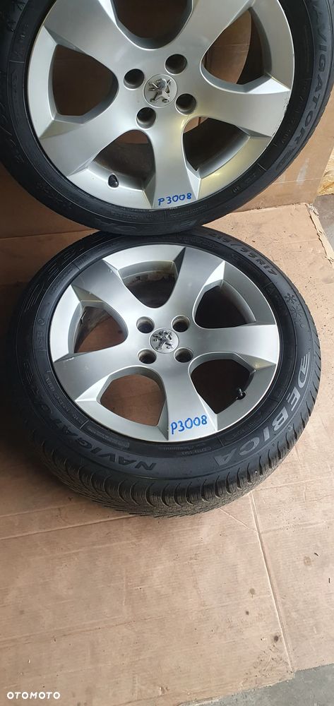 Alufelgi z oponami alusy felgi aluminiowe 4X108 R17 7.5J ET29 215/55 R17 Peugeot 3008 9684883880 - 5