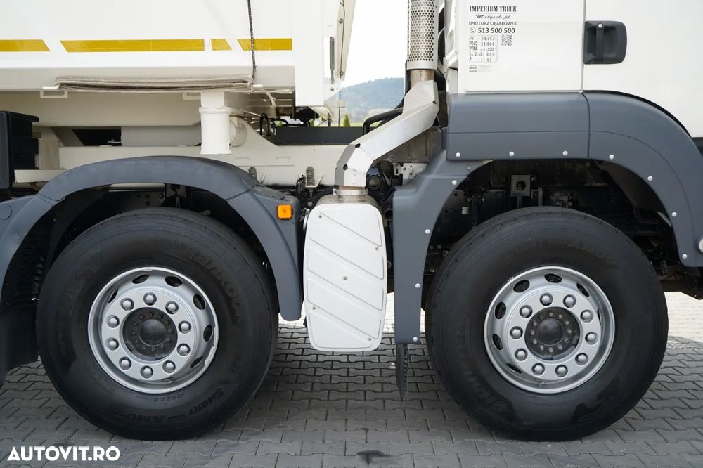 MAN TGS 35.400 / 8X4 / BASCUNĂ CU 2 LATE / HIDROBORTA / BORDMATIC / AUTOMAT / EURO 5 EEV - 26