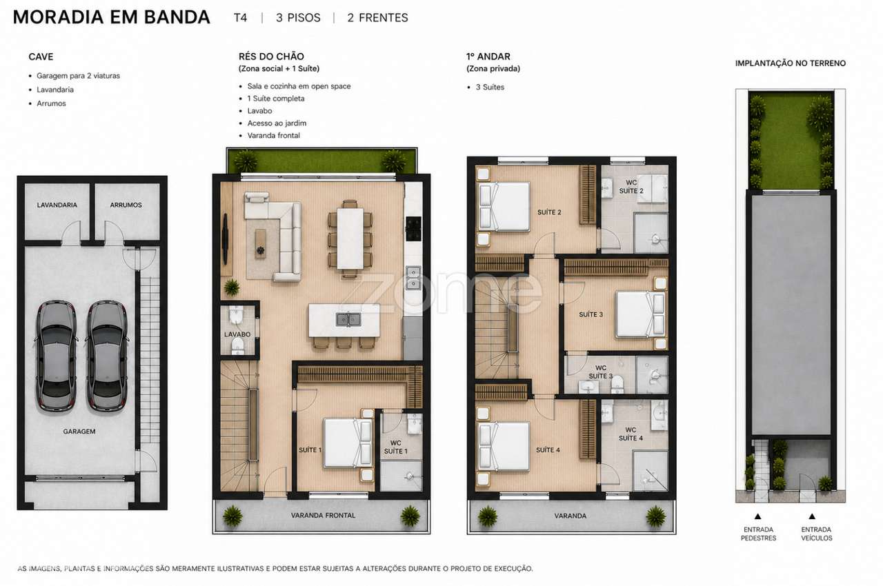 Terreno Urbano, para construção, em Oliveira do Douro - Grande imagem: 2/5