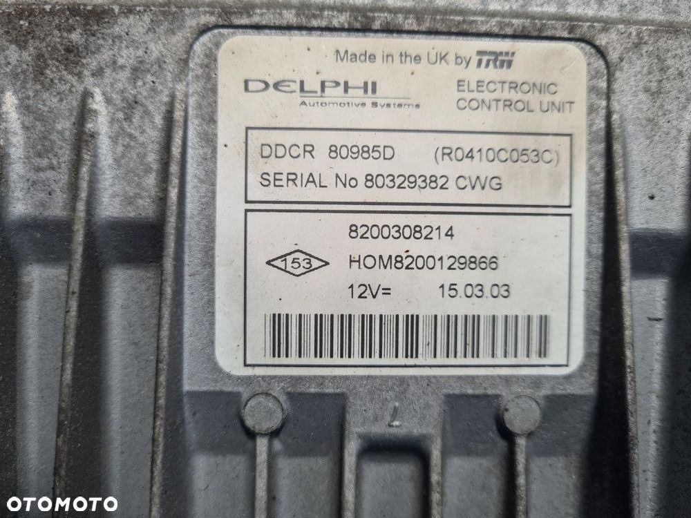 NISSAN ALMERA N16 1.5 DCI STEROWNIK SILNIKA - 3