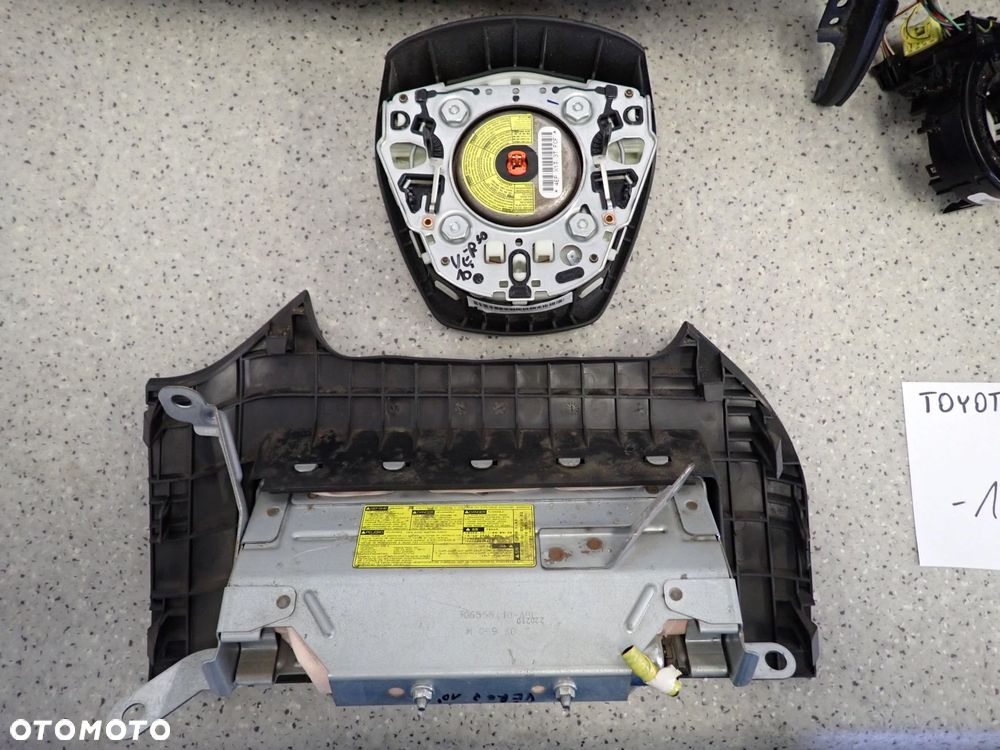 TOYOTA VERSO 09-13 PODUSZKI POWIETRZNE DESKA ROZDZIELCZA SRSY ZESTAW - 5