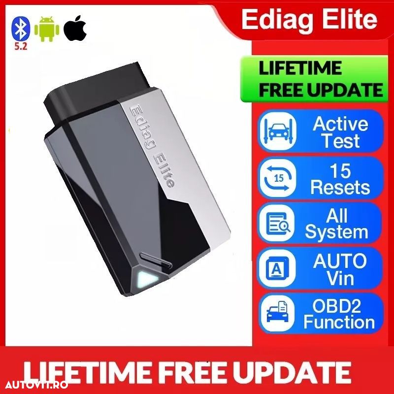 Tester auto EDIAG ELITE: diagnoza completa, 15 functii, Bluetooth - 7