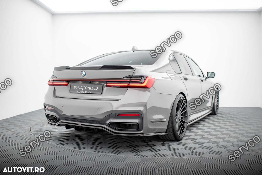 Eleron spoiler cap Bmw Seria 7 G11 M-Pack 2015-2022 v2 - Maxton Design - 3