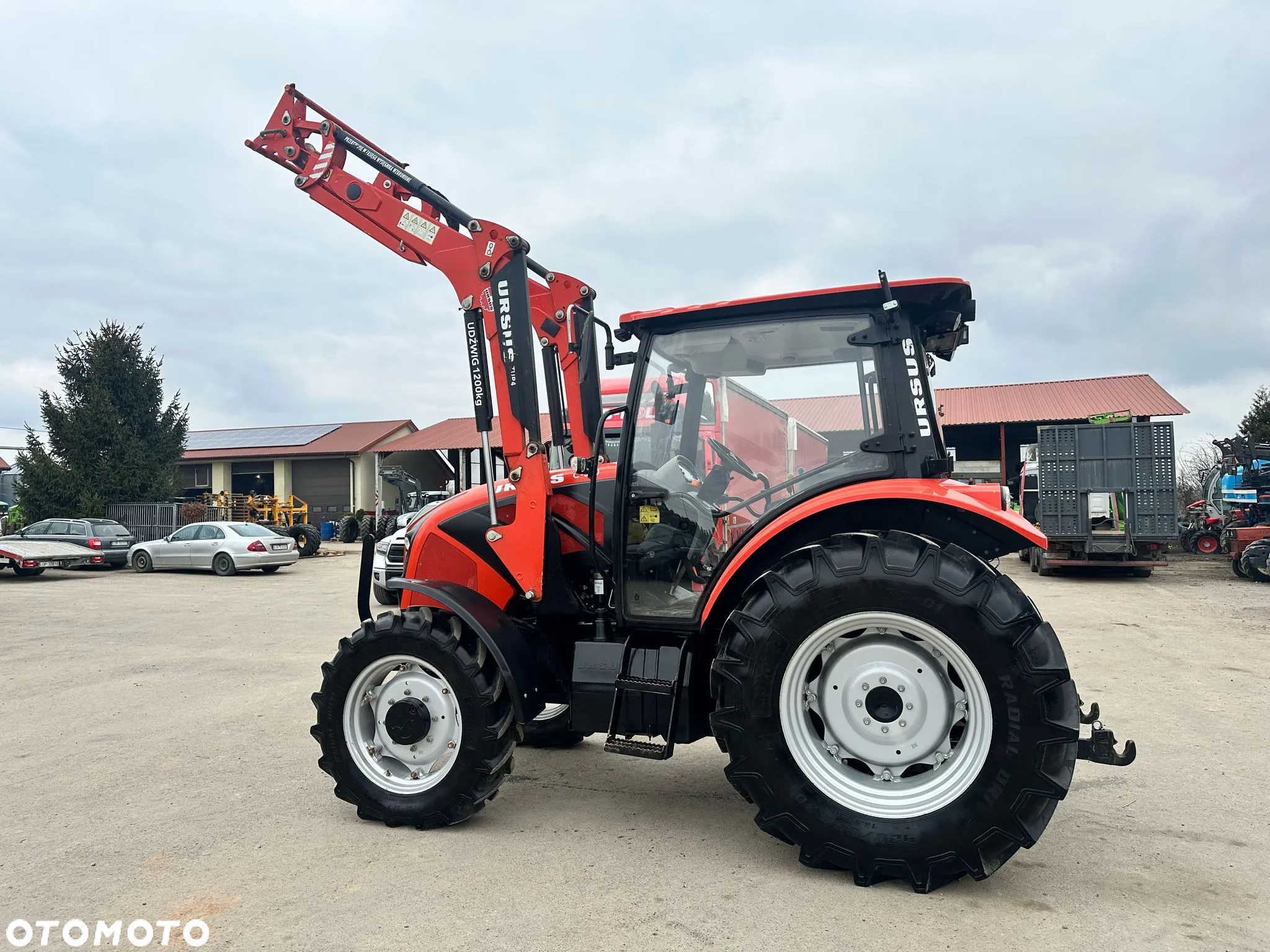 Ursus C - 380 + Ładowacz - 7