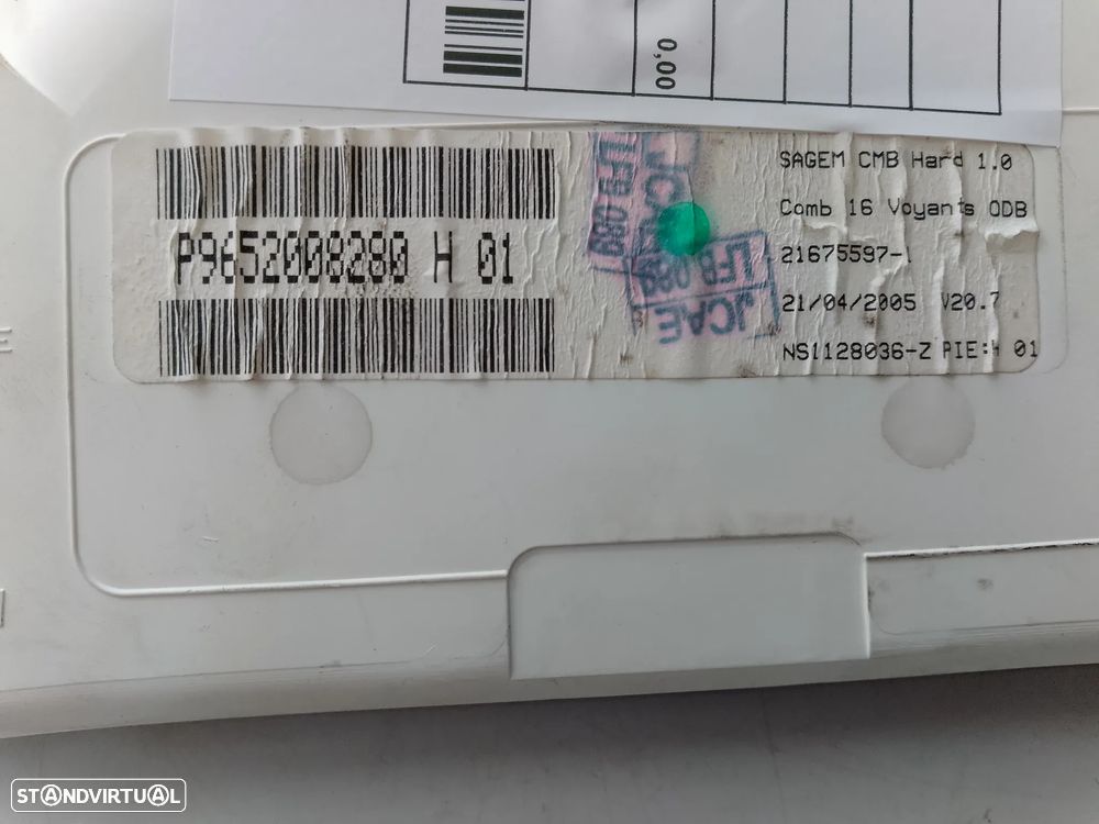 QUADRANTE CITROEN C3 I 02- / P9652008280 - 2