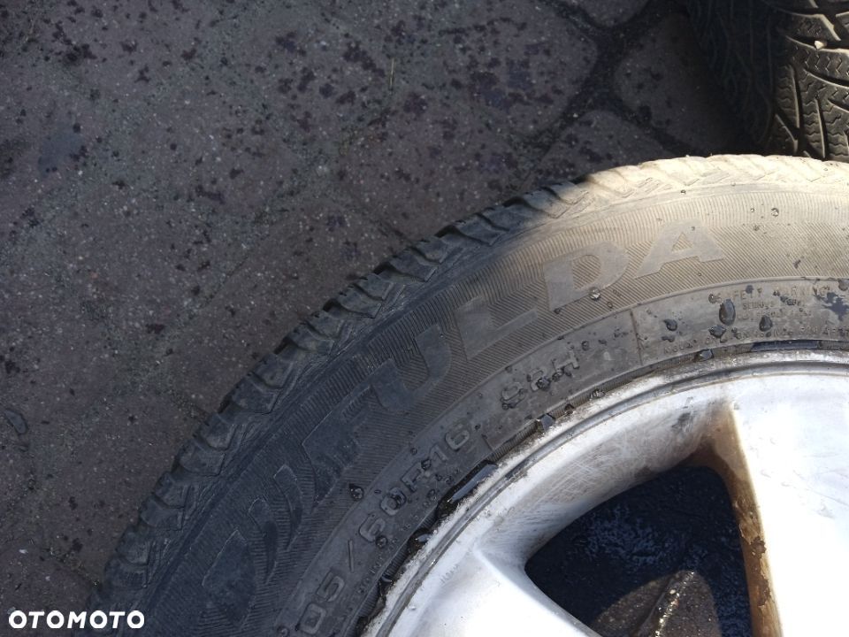 KOMPLET FELG Z OPONAMI ZIMOWYMI EVANDA NUBIRA LACETTI SUZUKI ALTO SWIFT 4x114,3 ET40 16' - 5