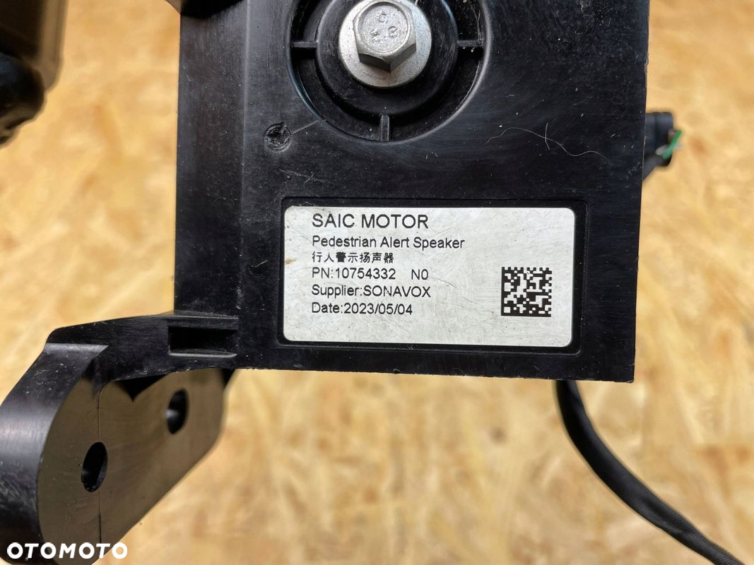 GŁOŚNIK HAŁASU SILNIKA GENERATOR DŹWIĘKU MG ZS EV 10754332 LIFT 2019- - 8