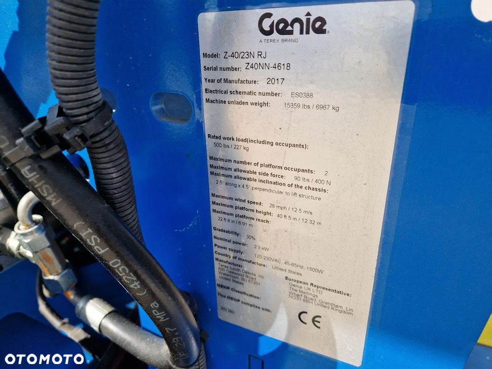 Genie Z-40/23N RJ RZ118 - 9