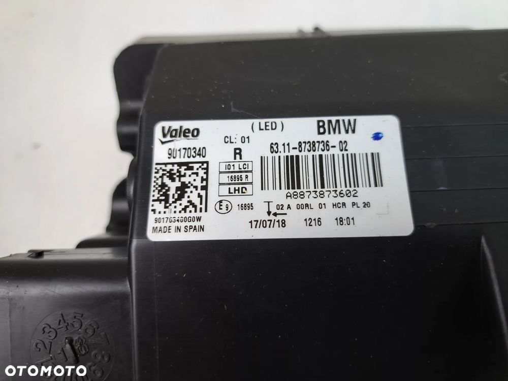 BMW I3 LAMPY PRZÓD LEWA PRAWA FULL LED - 6