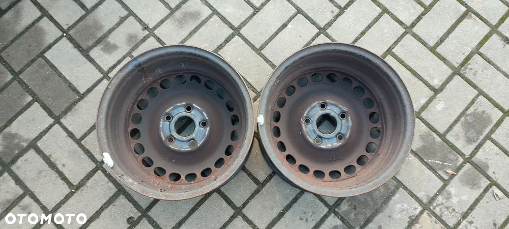 FELGI STALOWE 5x112 6,5Jx15 CALI ET33 AUDI A4B6 B7 2 SZTUKI PARA - 6