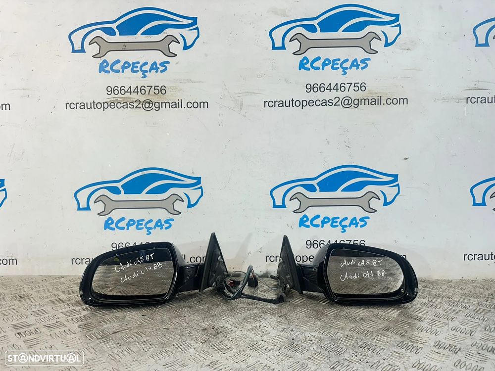 .Espelho Retrovisor Lateral Esquerdo Direito Original Audi A5 8T / A4 B8 1º fase - 2