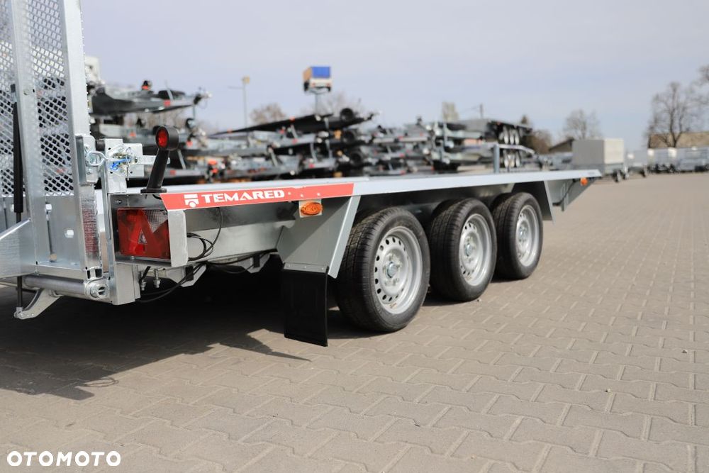 TEMARED /MARTZ BUILDER 3 4018/3 S 3,5T ,Koła 195R13C 400x180x30 do przewozu sprzętu budowlanego, TRAP, DMC 3500kg, 3 osie, - 7