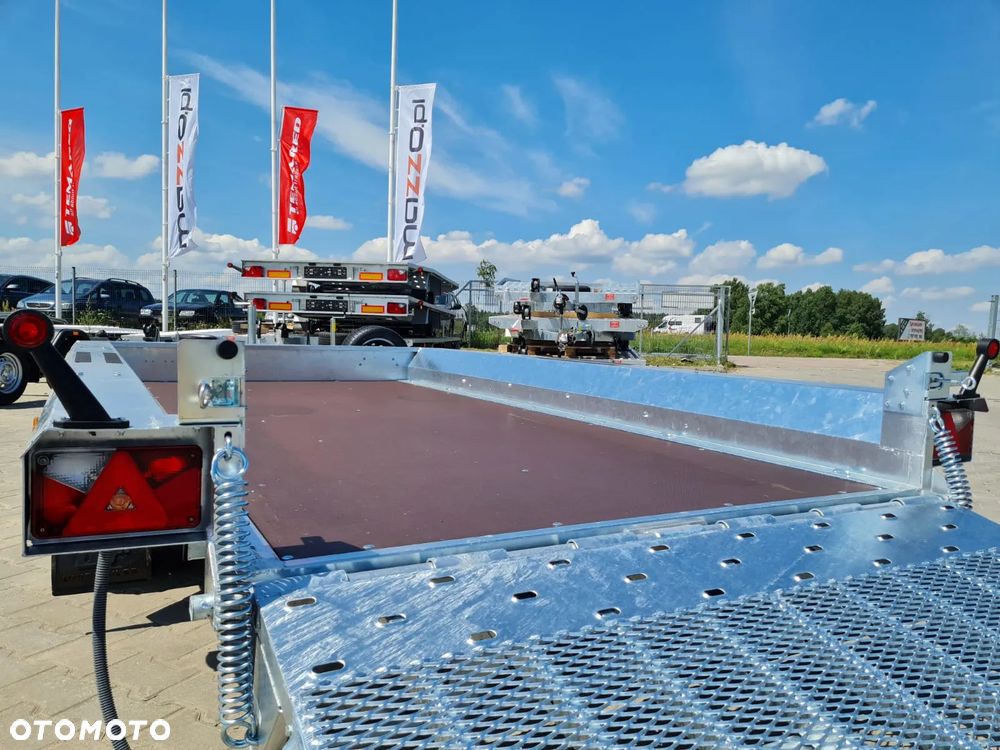 TEMARED DOSTAWA! Przyczepa BUILDER 3 wym. 400x180x30 do przewozu MINIKOPARKI, sprzętu budowlanego! TRAP, 3 osie, DMC 3500kg - 8