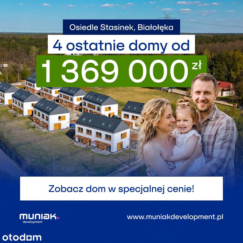 Gotowy dom 2A czeka na właścicieli! |Osiedle Stasinek