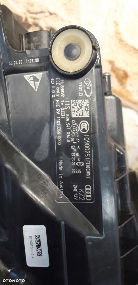 audi q3 83a 941 034b usa ameryka21\' full led prawa z jeżem ledowym - 6