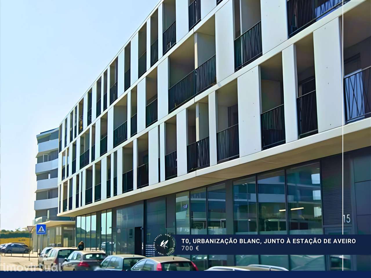 T0 moderno no edifício Blanc 1 – Centro de Aveiro - Grande imagem: 2/14