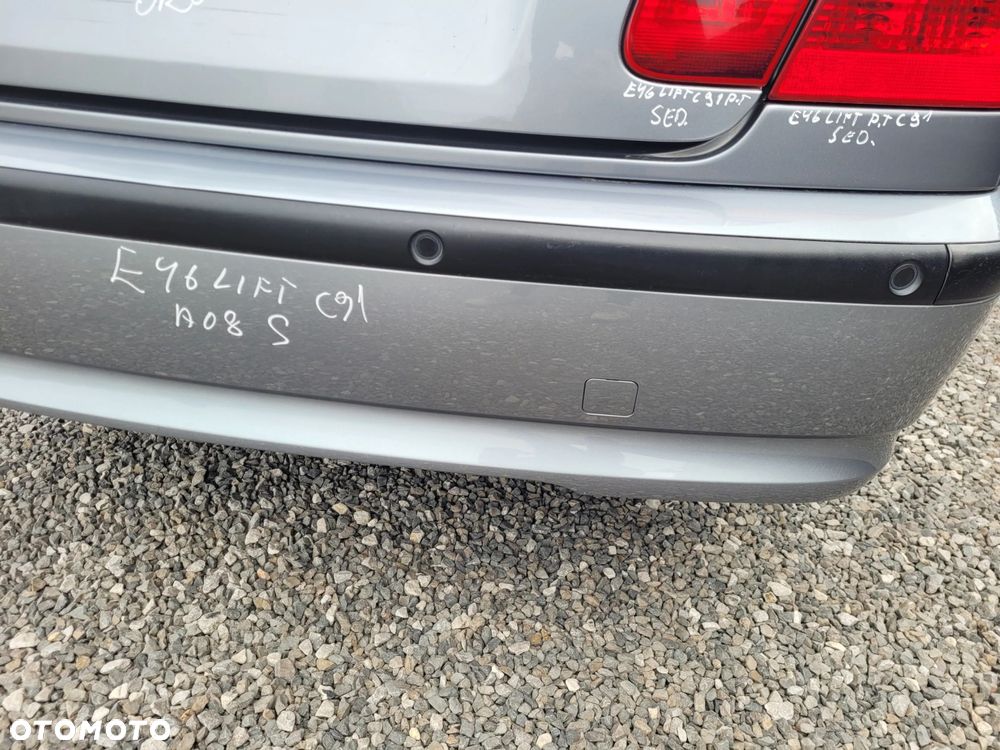ZDERZAK TYŁ TYLNY BMW E46 LIFT A08 SILBERGRAU SEDAN C91 - 4