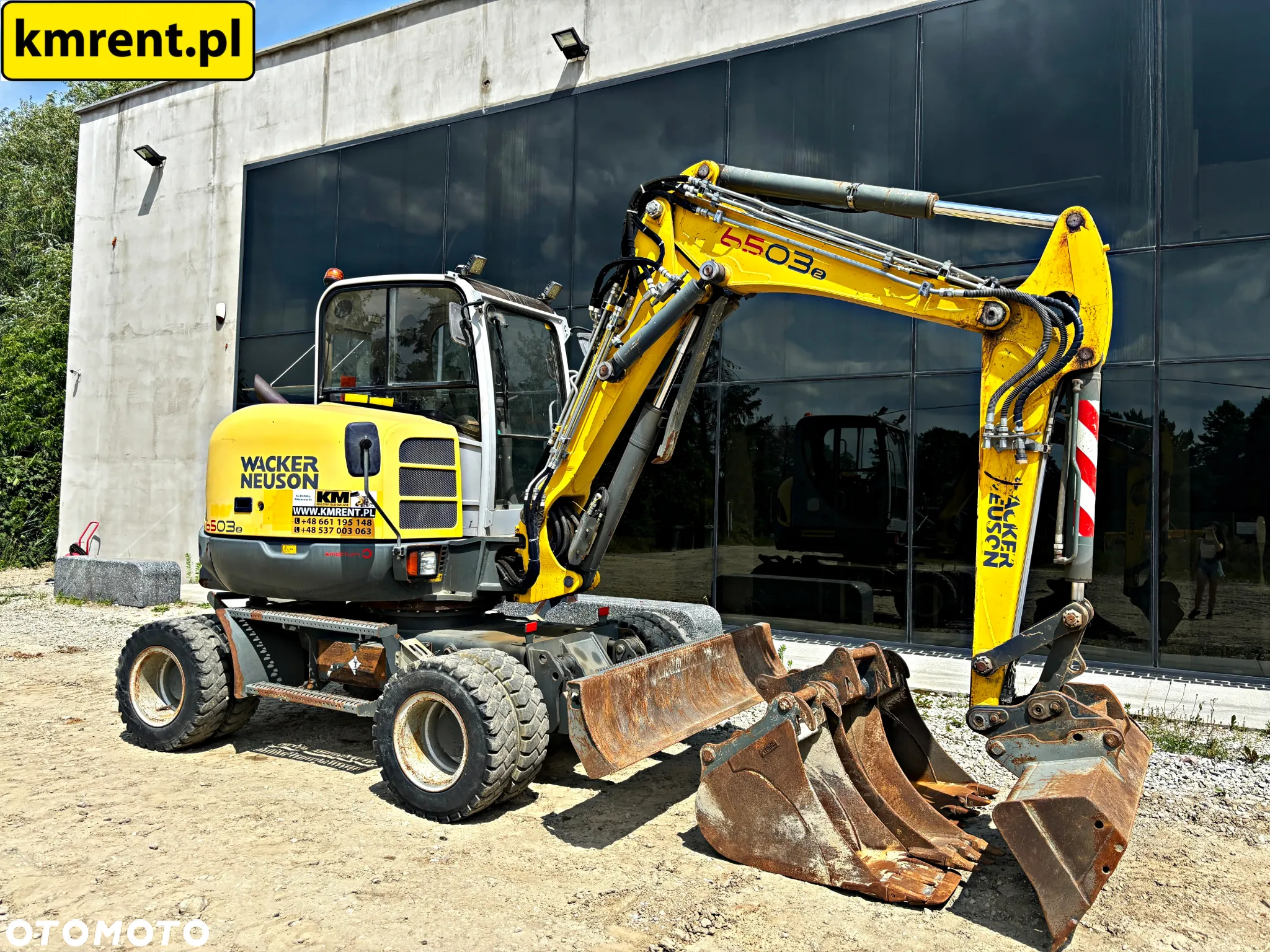 Wacker Neuson 6503 -2 KOPARKA KOŁOWA 2015R. | EW 65 KOMATSU PW 98 LIEBHERR A 309 VOLVO EW60 - 4