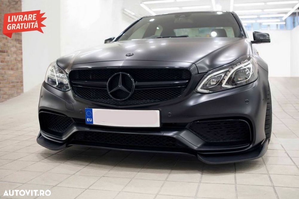 Kit Exterior Mercedes W212 E-Class Facelift (2013-2016) E63 Design Negru Lucios- livrare gratuita - 20
