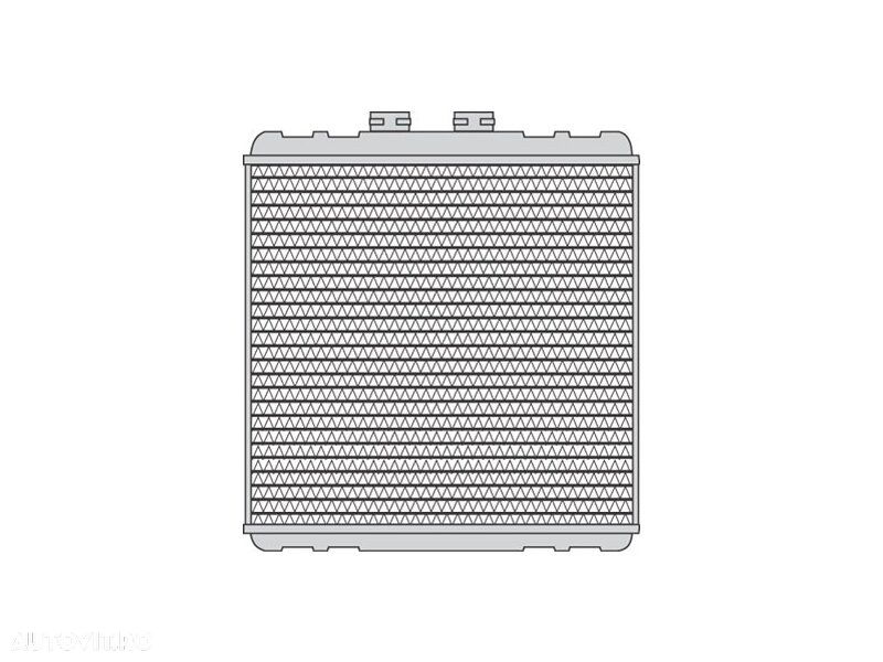 Radiator Incalzire Audi A2 (8Z), 02.2000-07.2005, motor 1.2 TDI, 1.4 TDI, diesel, 1.4, 1.6, benzina, aluminiu brazat/aluminiu, 179x180x32 mm, - 1