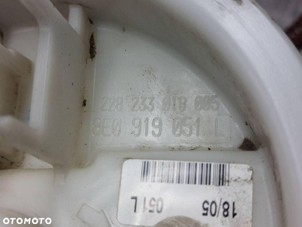 POMPKA PALIWA + PŁYWAK AUDI A4 B6 1.6 8V 8E0919051L - 5