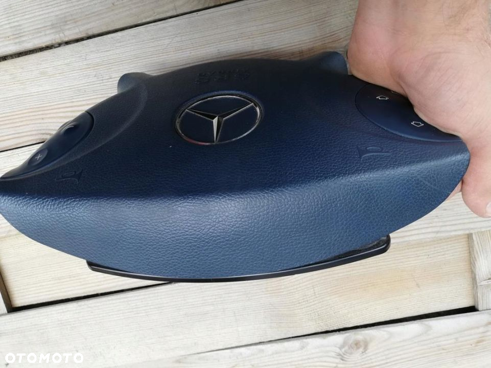 MERCEDES W211 PODUSZKA AIRBAG KIEROWCY KIEROWNICY NIEBIESKA - 8