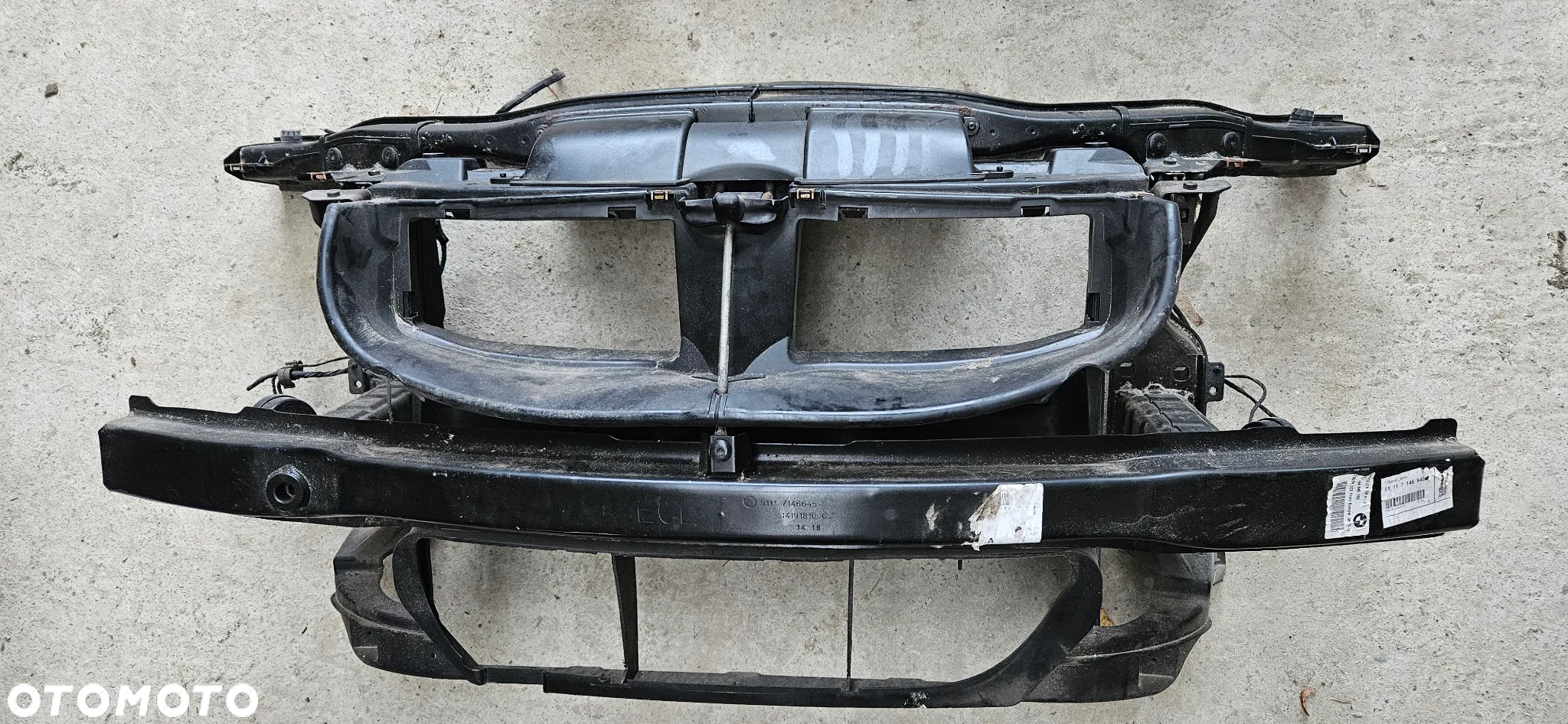 BMW E90 WZMOCNIENIE PAS PRZEDNI 7146645 - 2