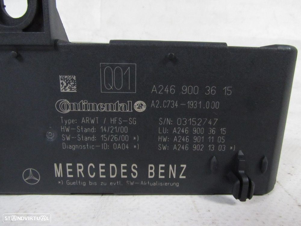 Modulo Tampa da Mala Automática Seminovo/ Original MERCEDES-BENZ GLA-CLASS (X156... - 3
