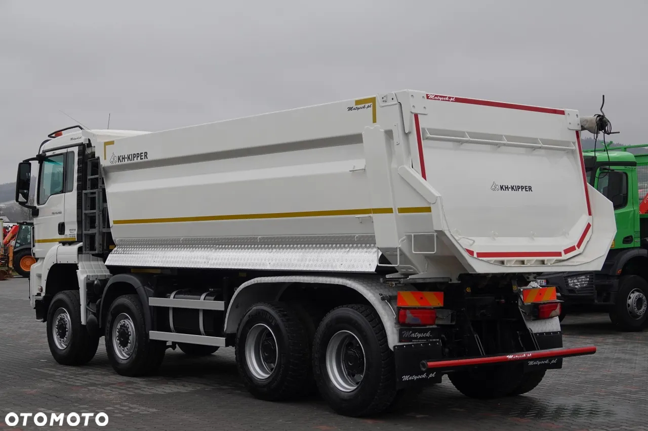 MAN TGS 41.460 / 8x8 / WYWROTKA TYLNOZSYP / MANUAL / KH-KIPPER / EURO 6 / 2019 ROK / PO KONTRAKCIE SERWISOWYM - 6