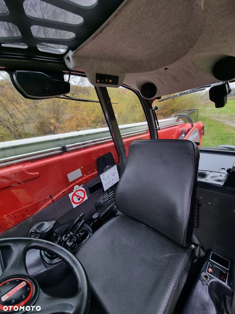 Manitou MT1840 Ładowarka Teleskopowa 18 metrów jak nowa z salonu Import Norwegia Rozsuwanie wideł Hydrauliczne. zmiana na łyżkę Hydra. ZERO LUZÓW Wycieków Maszyna z Gospodarstwa nie katowana - 35