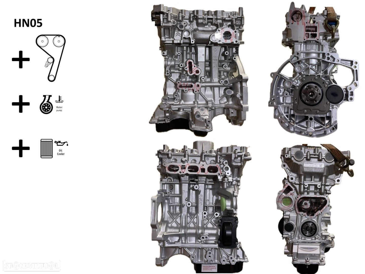 Motor  Reconstruído Citroen BERLINGO 1.2 PureTech 130 HN05 - 4