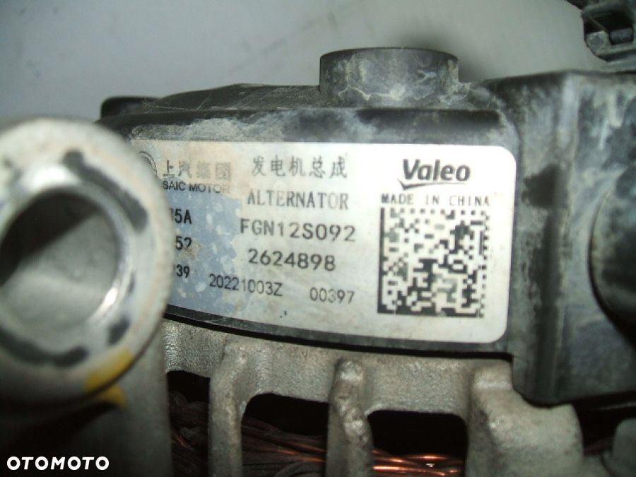 MG ZS 1.0TDGI ALTERNATOR 14V 135A 10644052 2624898 - 4