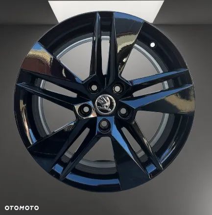 FELGI SKODA OE 5X112 SUPERB OCTAVIA 3V0 17 CZARNE - 4