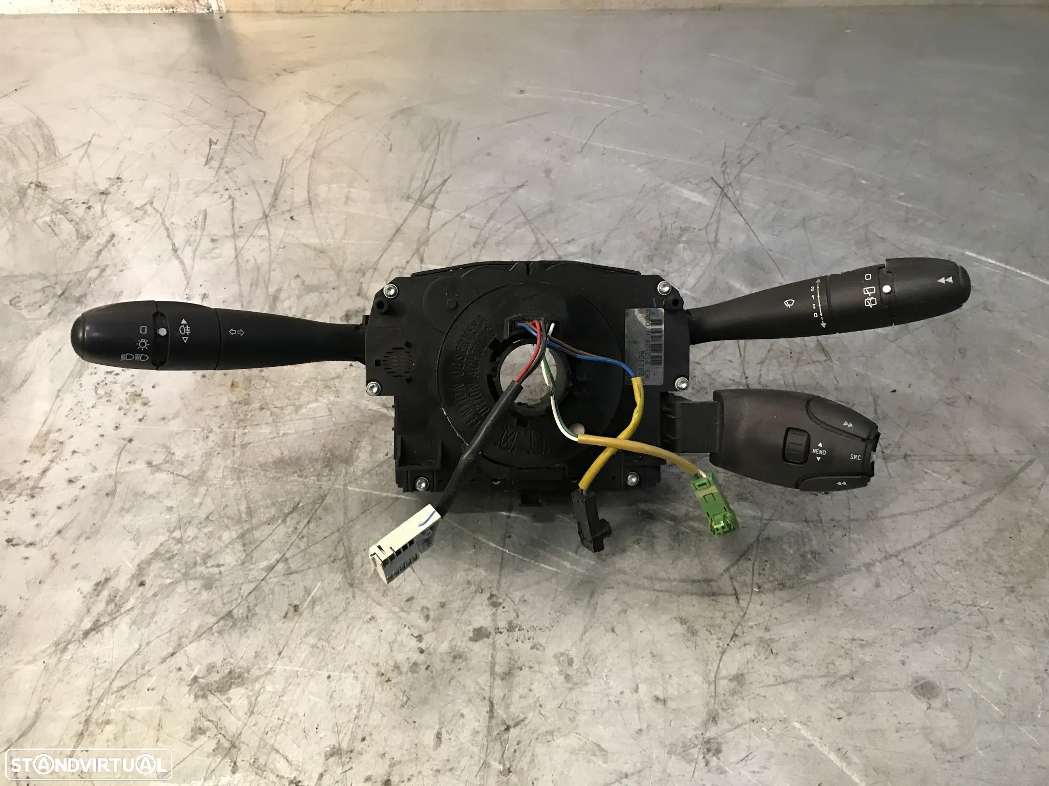 COMUTADOR LUZES / PISCAS / FITA DE AIRBAG  PEUGEOT 207 COM2005 96630732XT - 1