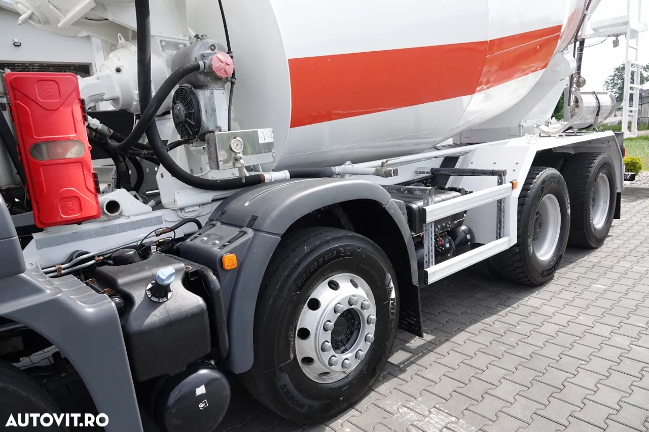 MAN TGS 32.360 / 8X4 / BETONATOR / LIEBHERR CONVERTER / 9 mc / JANTE ALIE / EURO 6 - 7