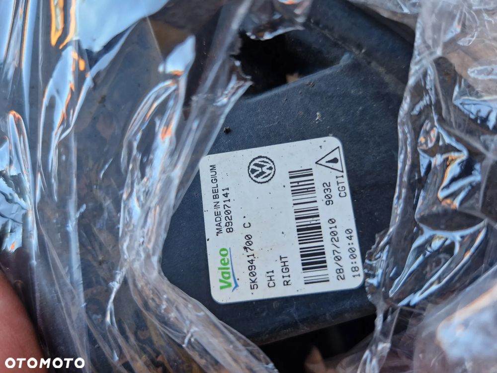 VW Golf VI 6 Halogen Prawy Światło przeciwmgielne Prawe Black Czarny - 4