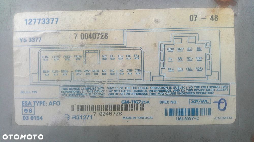 SAAB 93 WZMACNIACZ 12773377 - 4