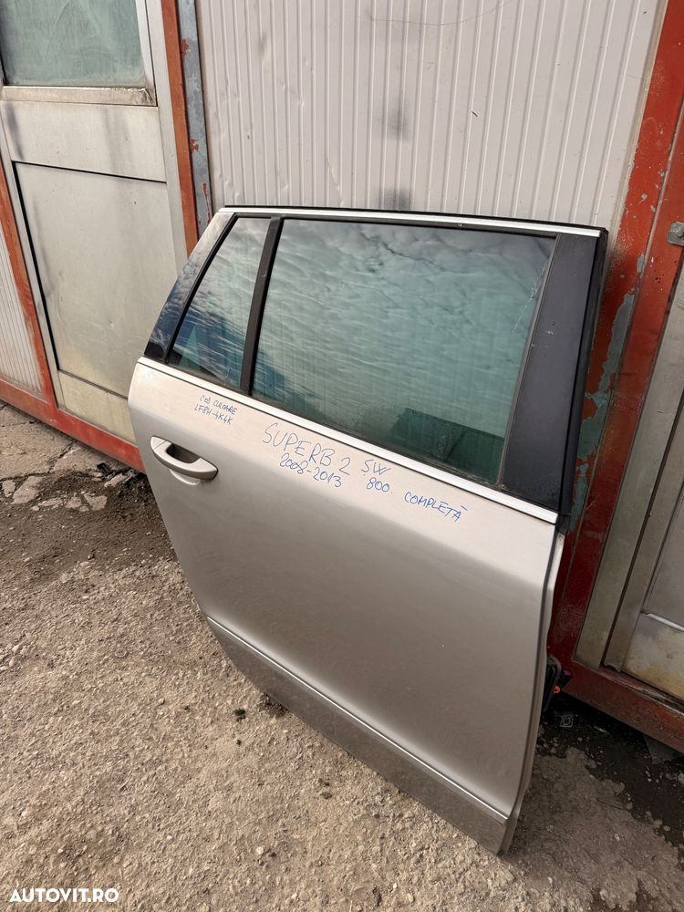 Usa dreapta spate completa SKODA SUPERB 2 combi, break an 2008-2013 cod culoare LF8H-4K4K - 2